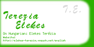 terezia elekes business card