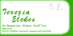 terezia elekes business card